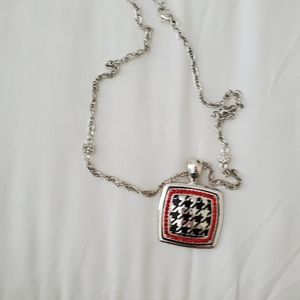 Houndstooth Necklace